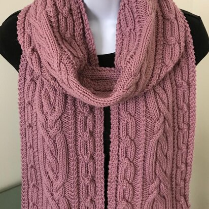 Camden Cabled Scarf