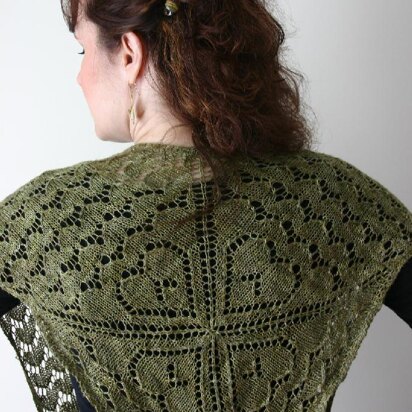 Clover shawl