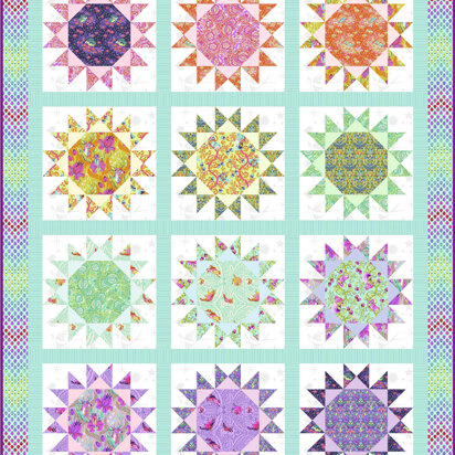 Tula Pink Mini Menagerie Quilt - Downloadable PDF