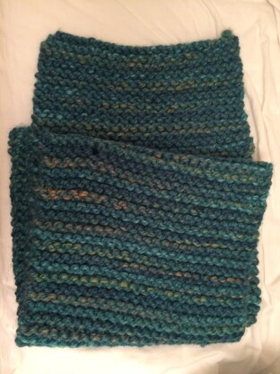 First Knit Chunky Scarf