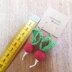 Luna Lovegood Radish Earrings