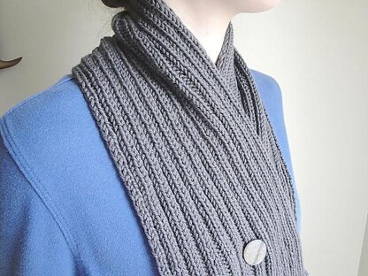 Button Wrap Scarf