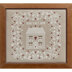 Historical Sampler Company White Home Sweet Home Sampler Cross Stitch Kit - 30cm x 30cm