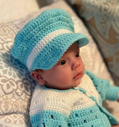 Baby Boy Newborn-3Months Outfit with Onesie