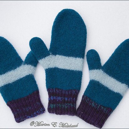 Svelte Felted Mittens