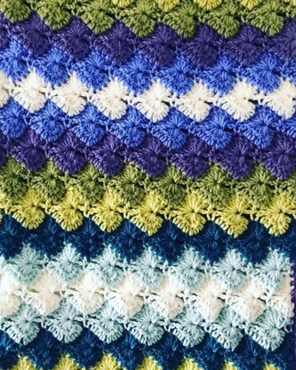 Catherine Wheel Crochet Blanket