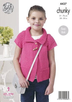 Jackets in King Cole Comfort Chunky - 4437 - Downloadable PDF