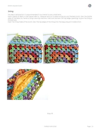 Granny  Square Clutch