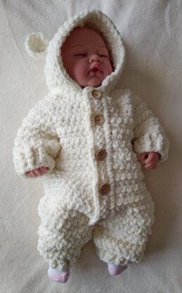 Crochet store baby suit