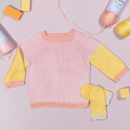 Baby Pullover Trevi aus Hoooked Somen