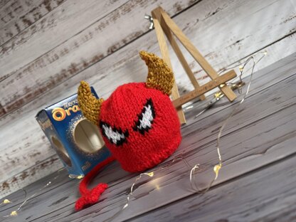 Devil Chocolate Orange Cover Knitting Pattern