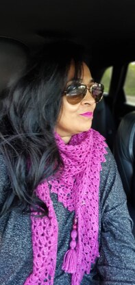 Fuchsia Shawl