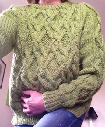 Chunky sloppy jumper