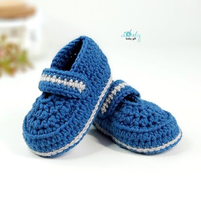 Baby Shoes, Loafers Crochet Pattern