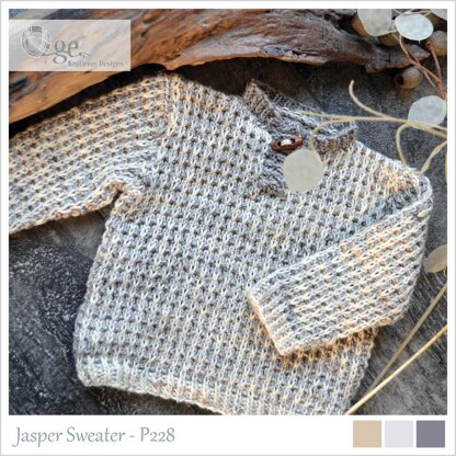 OGE Knitwear Designs P228 Jasper Sweater PDF