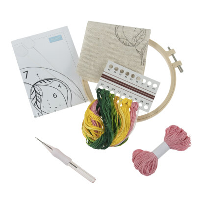 embroidery floss and needle kit