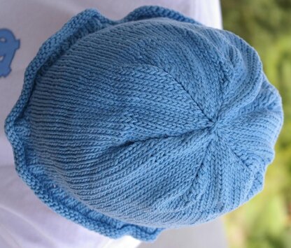 Ripple brim chemo cap