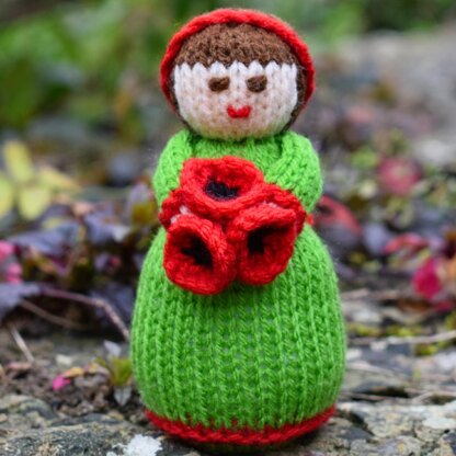 Poppy Doll Knitting Pattern - Toy Knitting Pattern