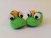 Newborn shoes Frog