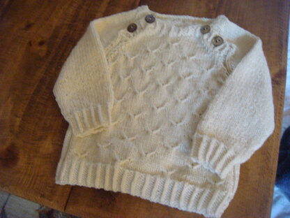 Connor's Baby Aran-type Sweater