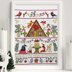 Festive Forest Hand Embroidery Pattern