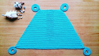 Turquoise halter top