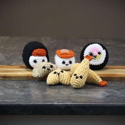 Sushi Amigurumi Food Bundle