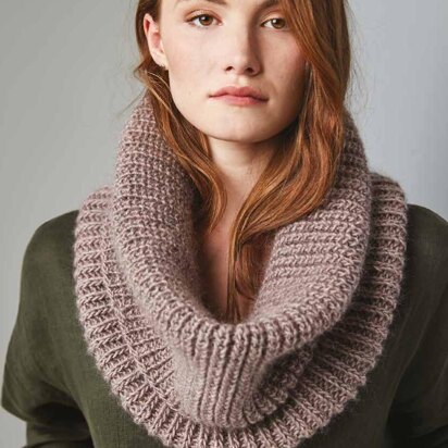 Runswick Cowl in Erika Knight Wild Wool - 72001104 - Downloadable PDF