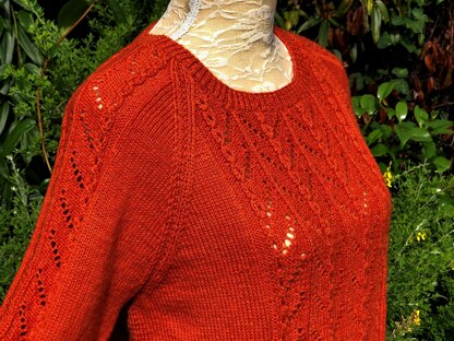 Light & Lacy Raglan Sweater