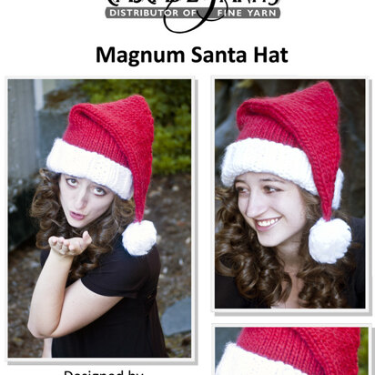 Santa Hat in Cascade Magnum - B181 - Free PDF