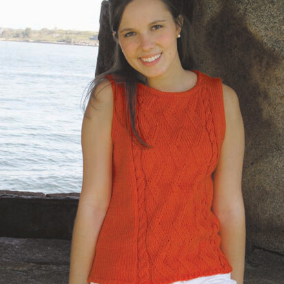 Summer Waves Tank in Knit One Crochet Too Nautika - 1904 - Downloadable PDF
