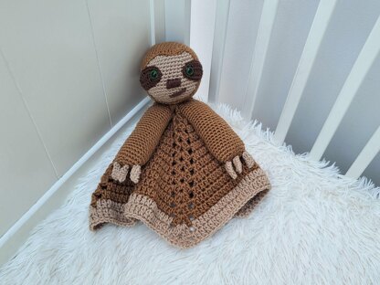 Smooch The Sloth Baby Lovey Comforter