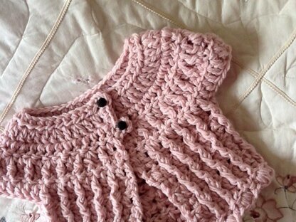 Little Pamela Pale Pink Sweater