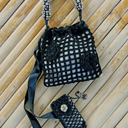 Handbag/Mobile Bag Celine in Adriafil Doppio Ritorto 12/3=8