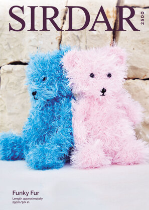 Teddy Bear in Sirdar Sirdar Funky Fur - 2500 - Downloadable PDF