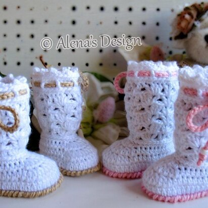 Angel Baby Booties