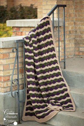 Majestic Waves Afghan