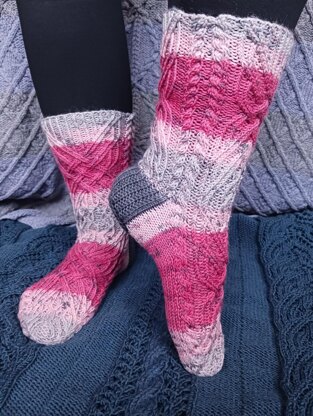 Raspberry Socks