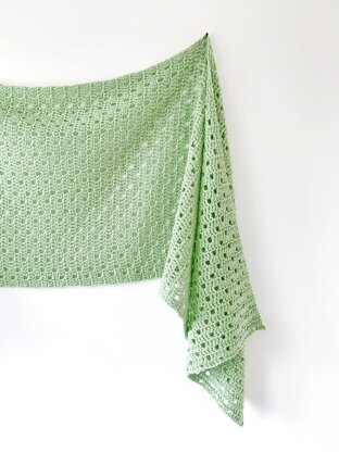 Dewdrop Sideways Shawl