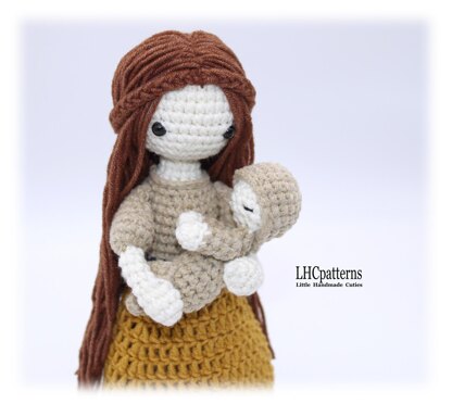 Mother with Baby Crochet Pattern