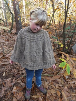 "Autumn Forest"Poncho