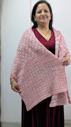 Bell Flower Bouquet Stole