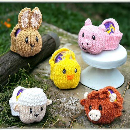 Easter Farm Animals Creme Egg Baskets