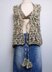 Drop Stitch Knitted Boho Waistcoat