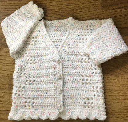 Crochet Cardigan Pattern for Baby/Child (1011)