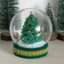 Christmas tree snow globe