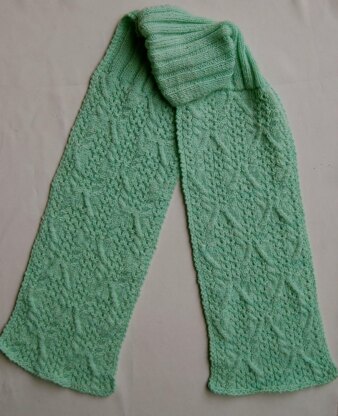 Bonte Cable Lace Scarf