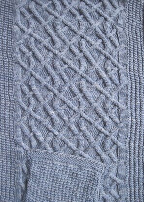 Warm Leitrim Pocket Shawl