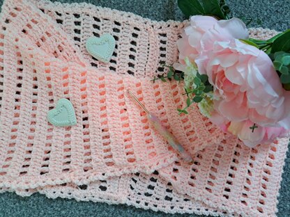 Crochet Delicate Knot Wrap Pattern