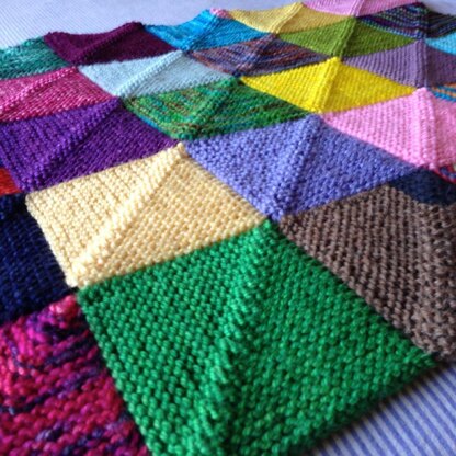 Knit Squares Blanket Seamless Quilt – Mama In A Stitch